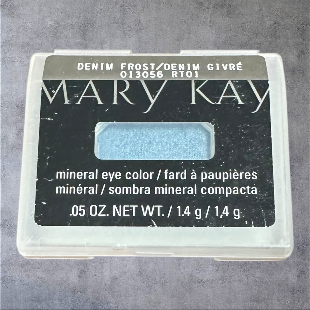 Mary Kay Mineral Eye‎ Color Denim Frost 013056 New Shimmer 0.05 oz Refill Pan